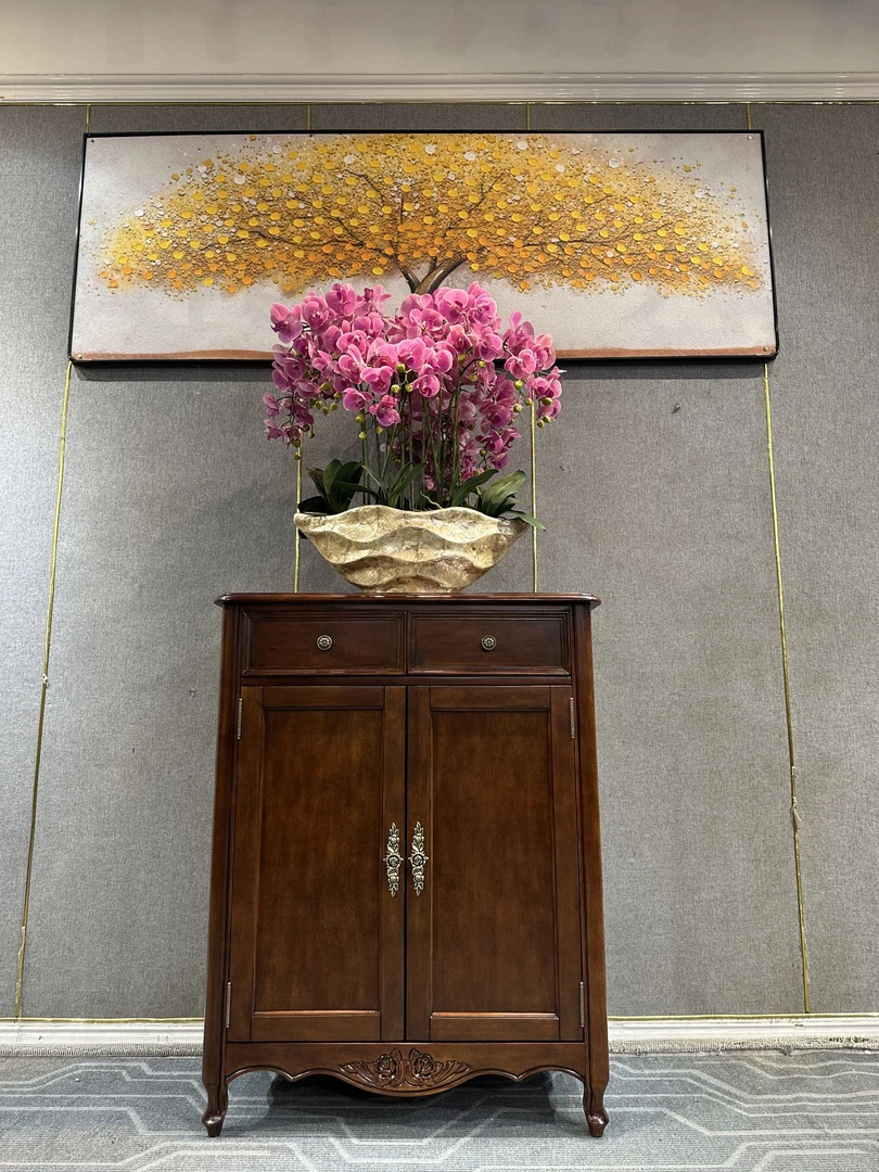 175鞋柜850*460*1100 美式复古双门大容量家用