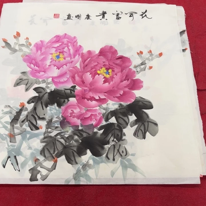 国画花鸟的翅膀和翅膀是一样