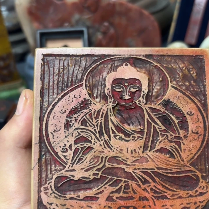 用***0寿山石印石桌面摆件