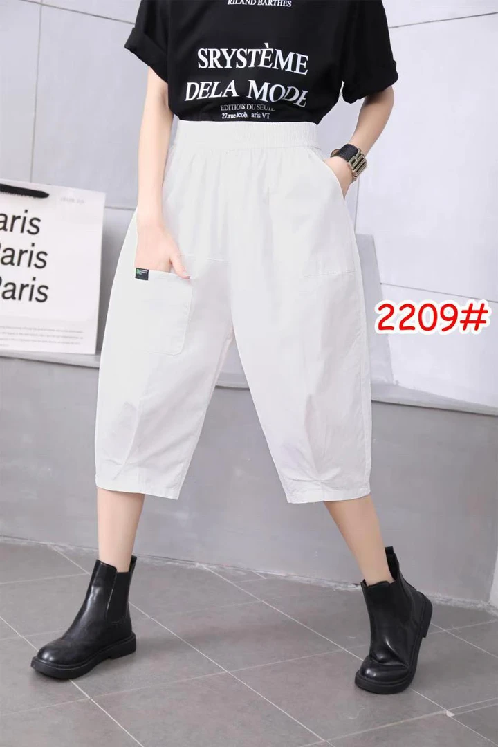 杨杨家 水洗棉7分裤