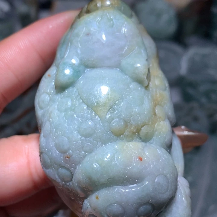 翡翠未镶嵌颈饰保真天然A货翡翠