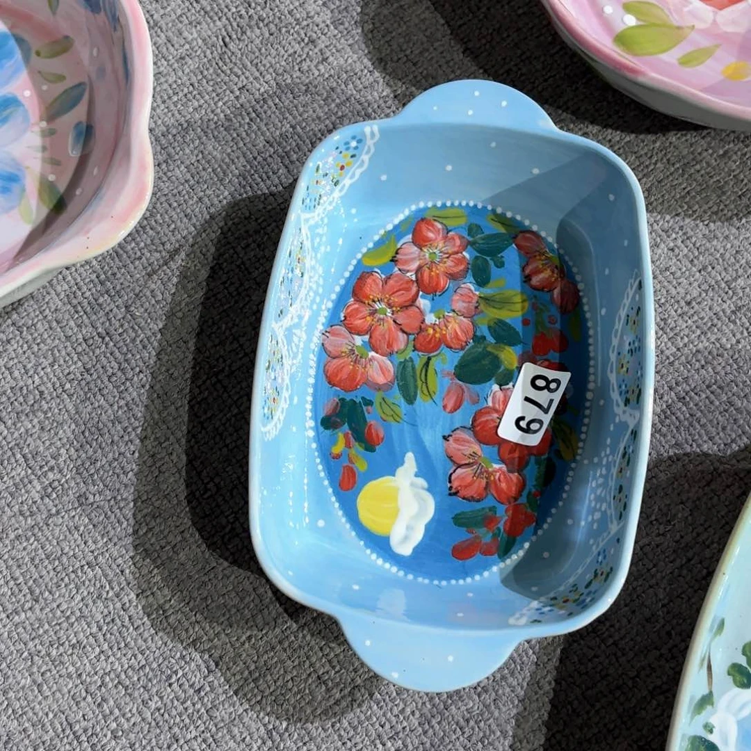 景德镇手绘高温釉下彩陶瓷茶具