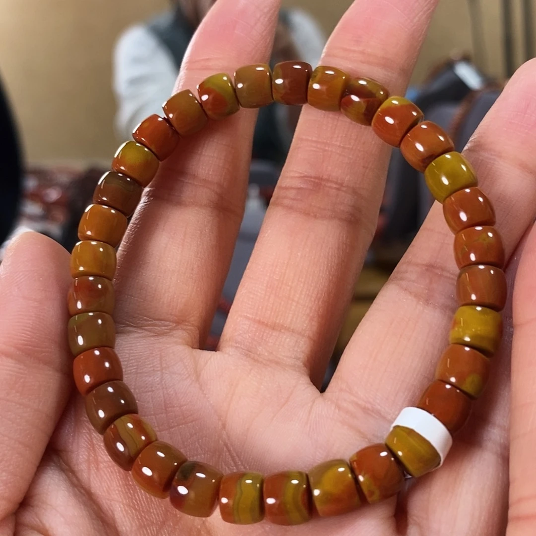 未镶嵌单圈7m m原矿南红玛瑙