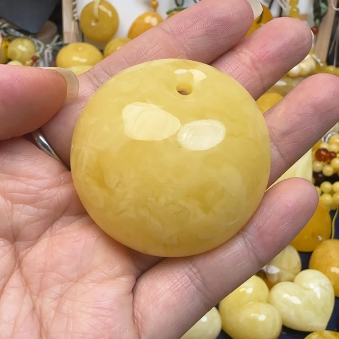 蜜蜡未镶嵌颈饰天然蜜蜡