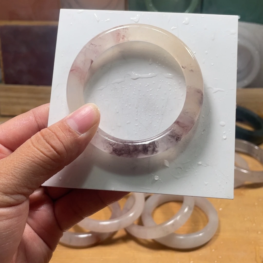 石英质玉手镯未镶嵌阿****定制加工