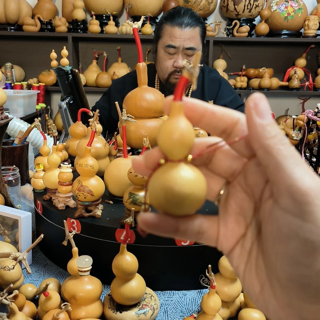 上***儿葫芦福禄双全手把件