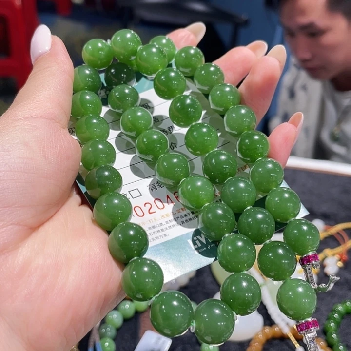 和田玉（糖玉）银S925镶嵌颈饰HDJT0204699
