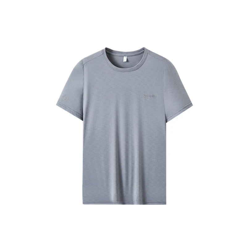 2025新品夏季冰凉速干短袖休闲T恤冰感通勤运动速干宽松上衣sm