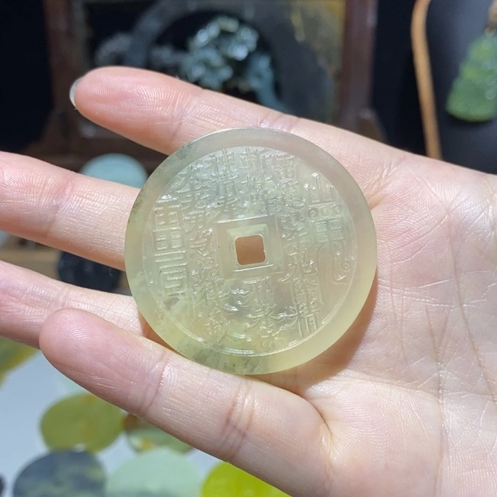 岫玉未镶嵌颈饰颈饰16