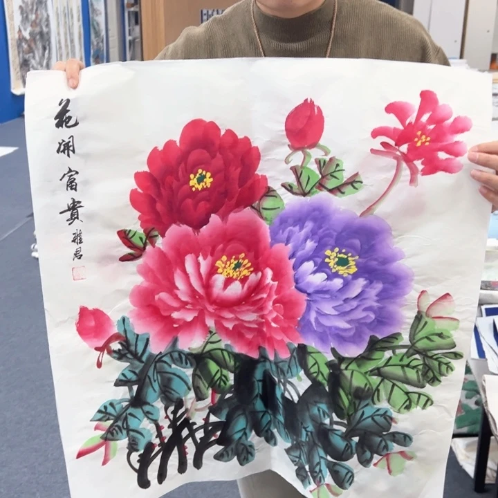 国画纯手绘作品欣赏图