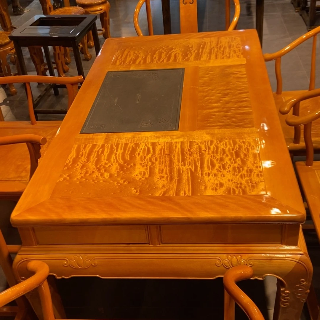 楠木茶桌七件套1.58米