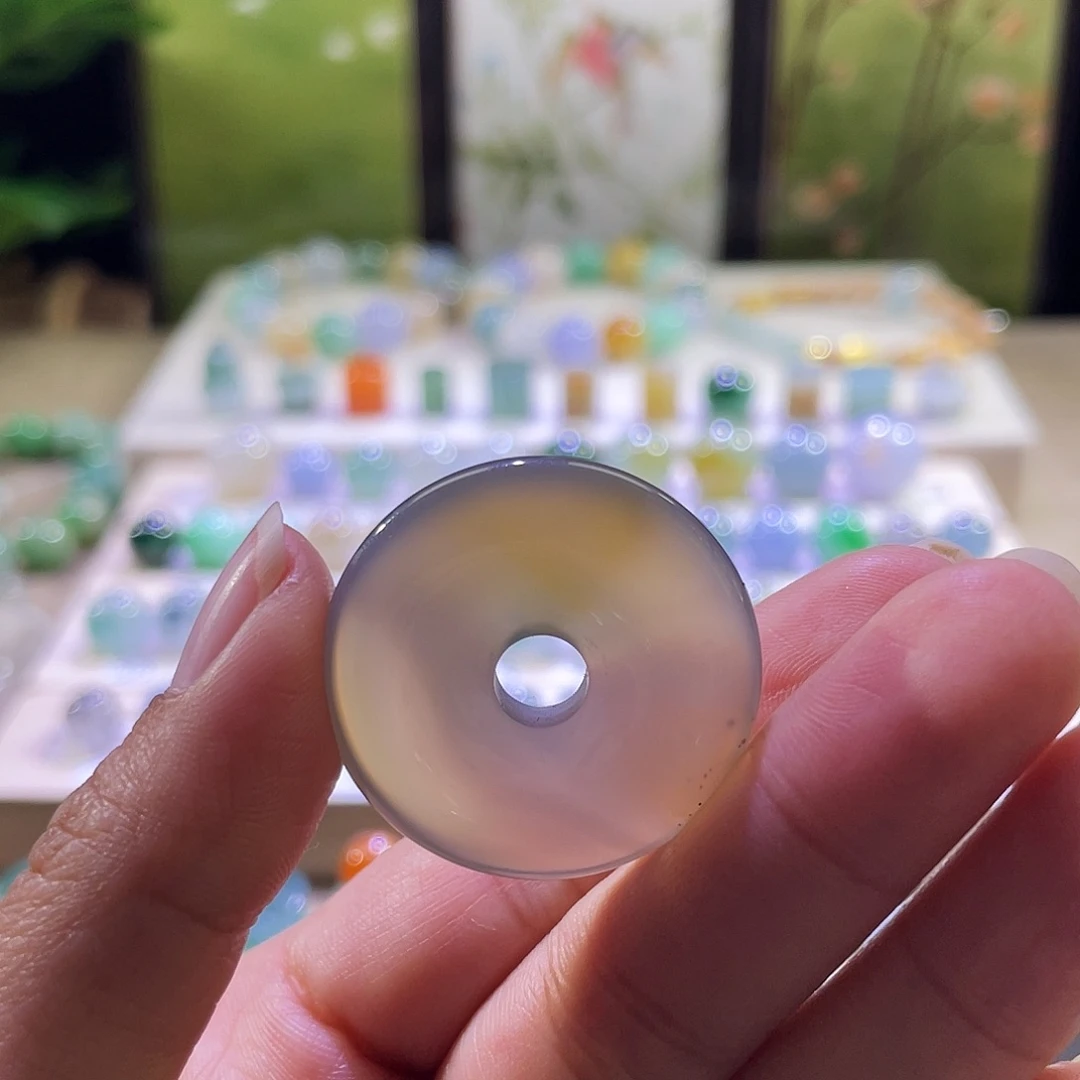 阿***梅翡翠散珠天然翡翠a货关注礼