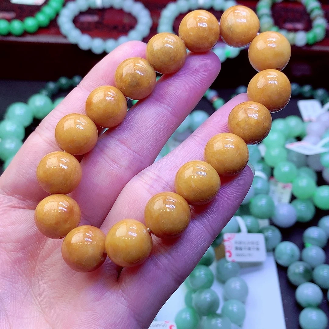 翡翠未镶嵌毛衣链