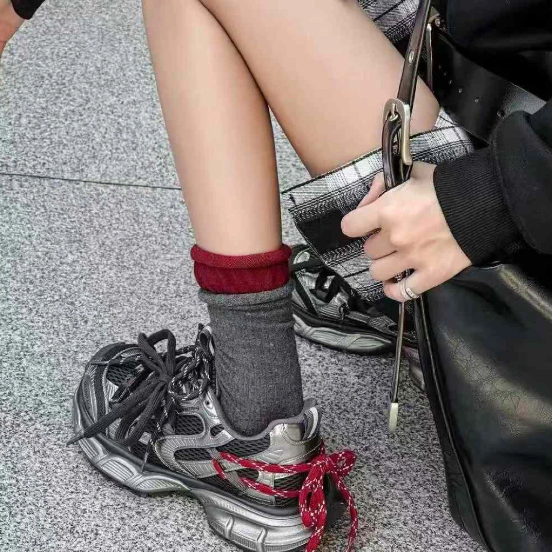 老爹鞋休闲风易清洗高帮女鞋百搭时尚ins时尚休闲鞋