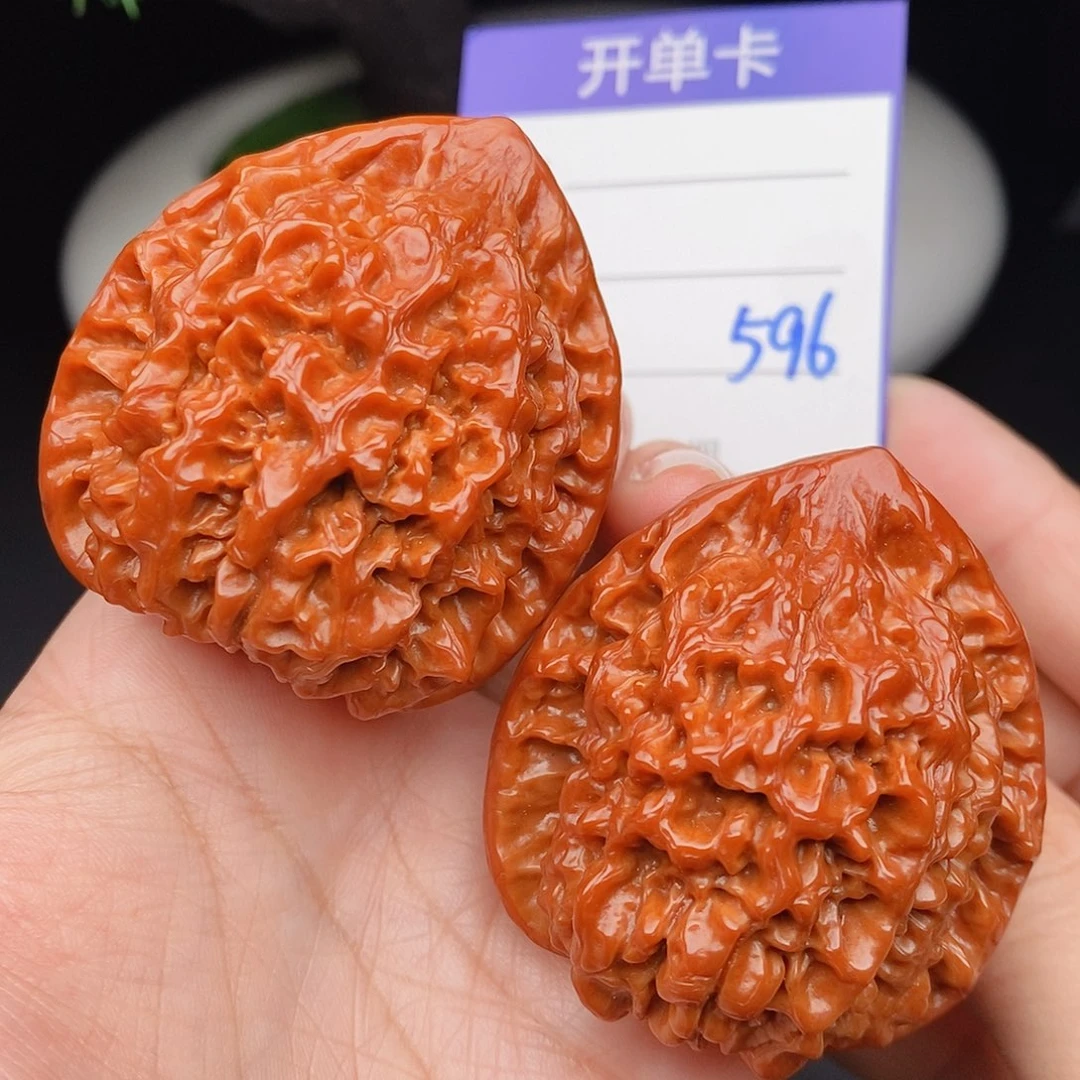 文玩核桃把件46官帽596