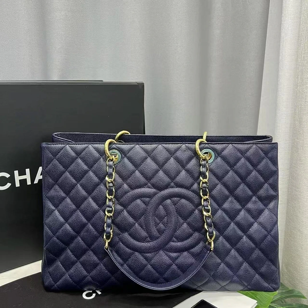 95新 Chanel/香奈儿 黑金/GST/单肩包/托特包/（D店）