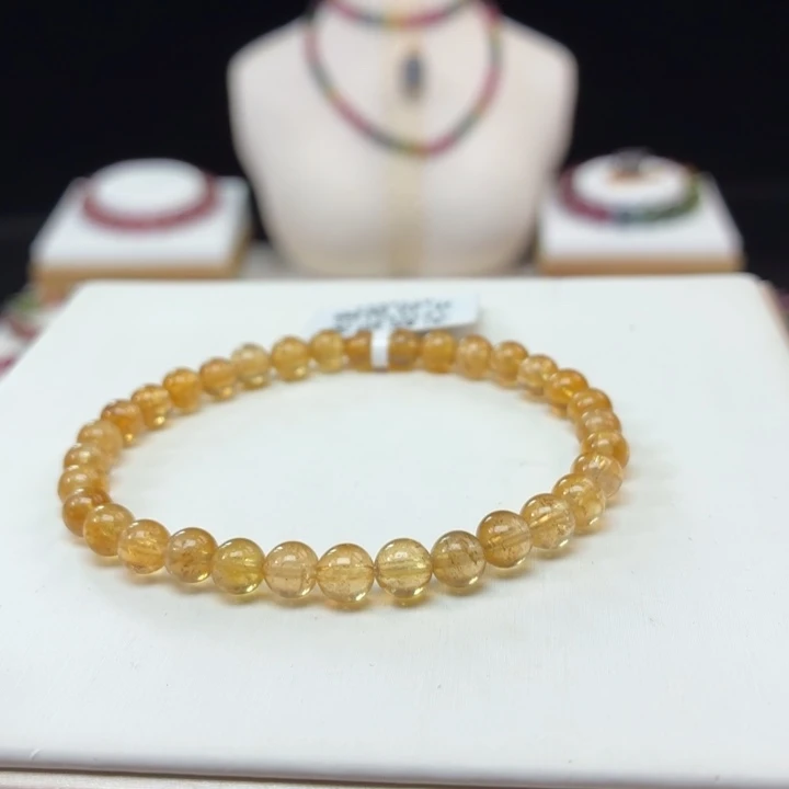 未镶嵌手链碧玺5.5mm±