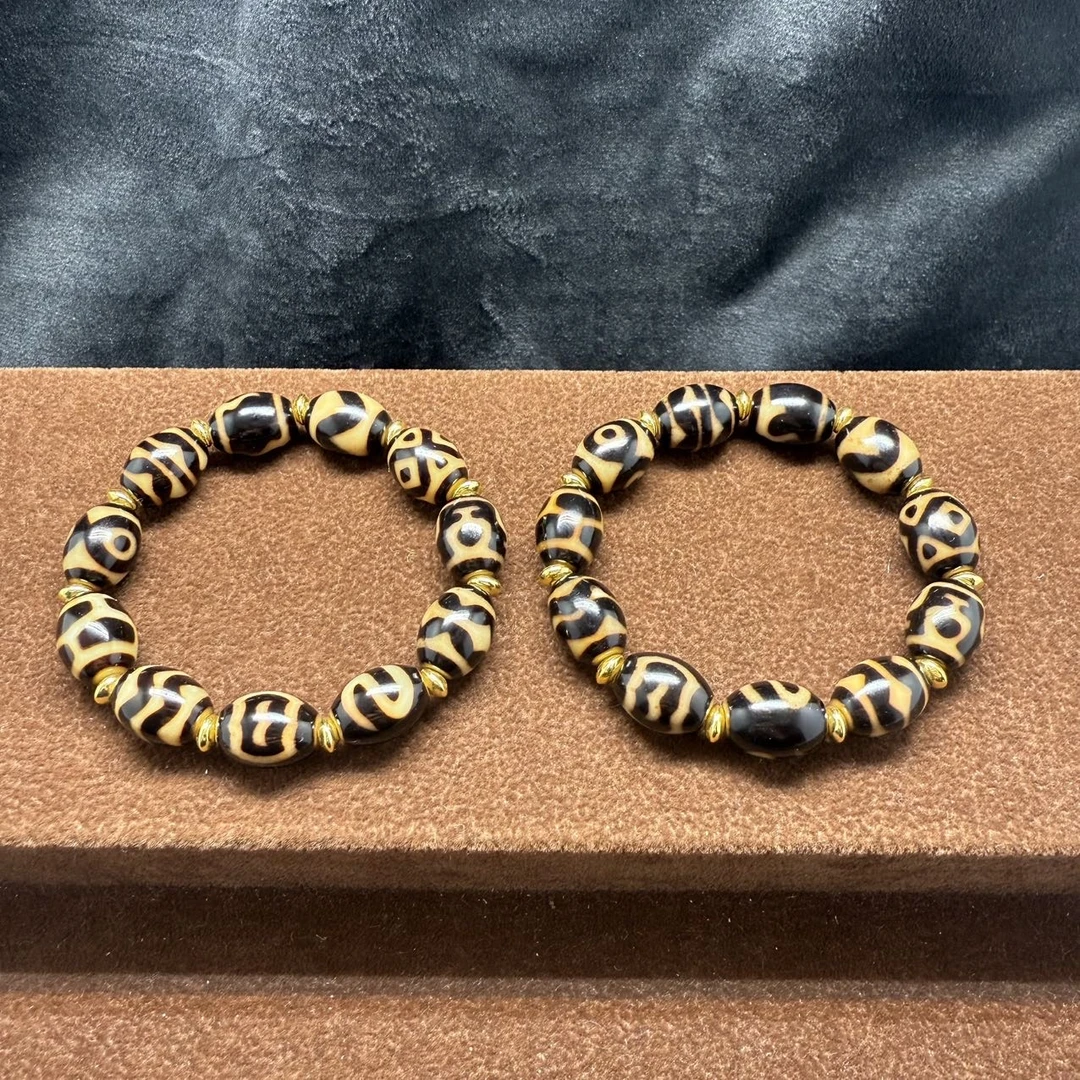 【地主专属】28 H99366-玛瑙DIY多宝手串-多样性发其一-12*15mm