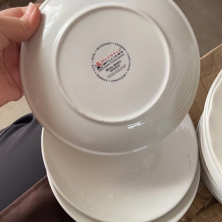 杯瓷片 麦斯威尔18.5厘米月光平4个