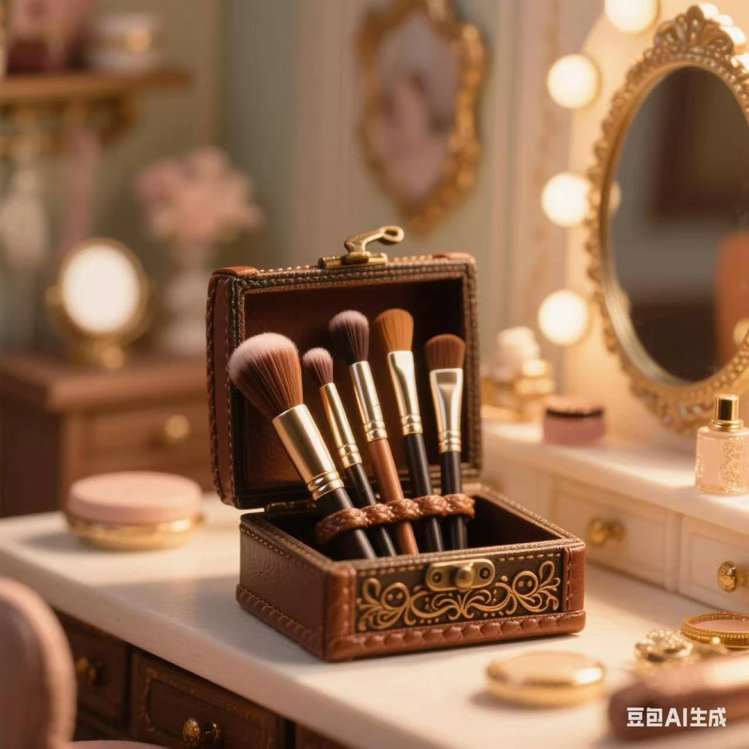 C拍这       【复古木盒子手饰品小首饰盒带锁密码盒收纳盒精致】