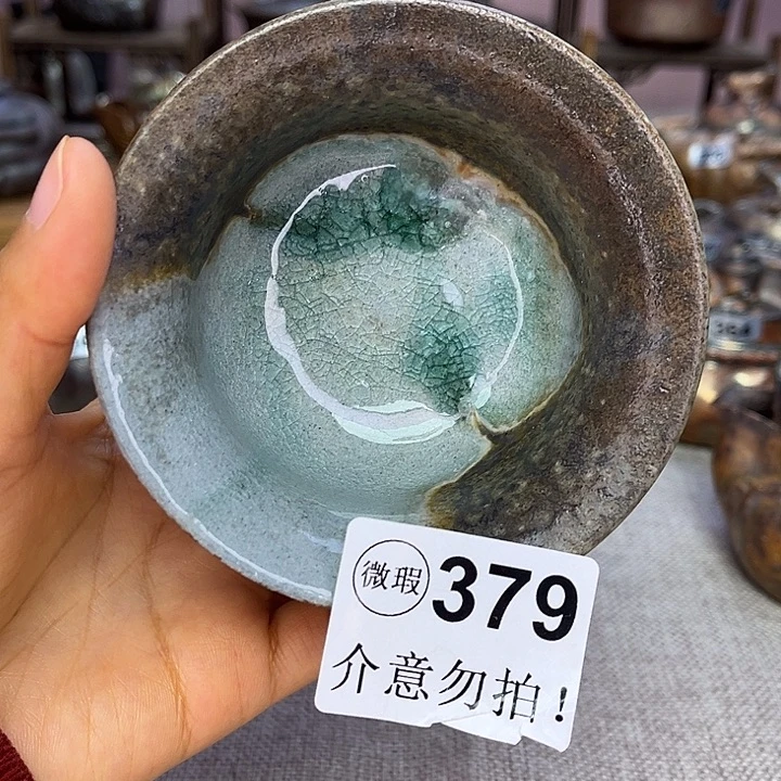 裸柴烧陶瓷手工茶器