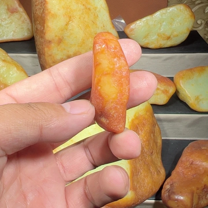 岫岩河磨玉（透闪石质玉）珠宝半成品未镶嵌