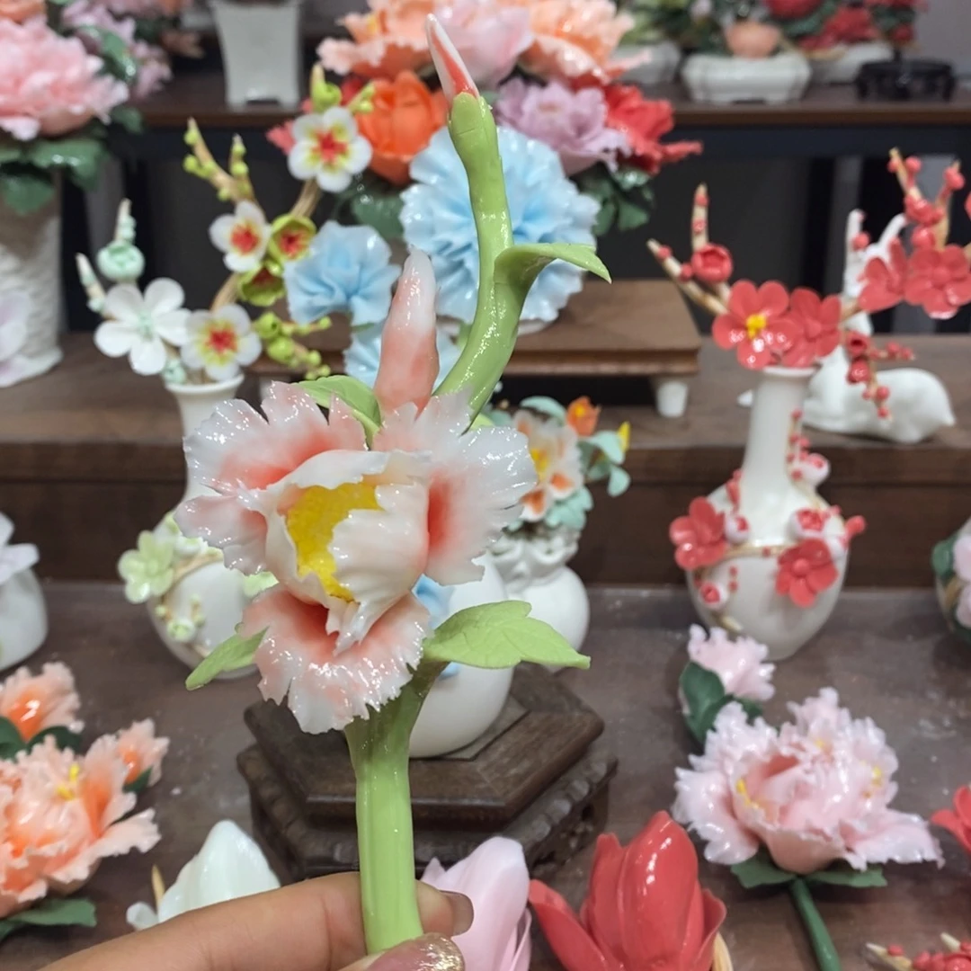 瓷片陶瓷工艺品摆件