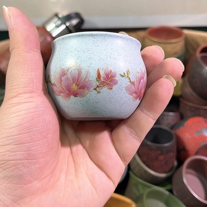 茶杯紫砂全手工紫砂主人杯