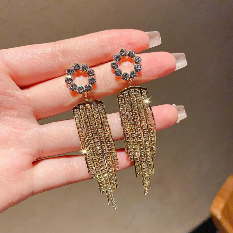 铜合金耳饰 【Q23】气质轻奢百搭简约简约优雅精致网红设计师耳环