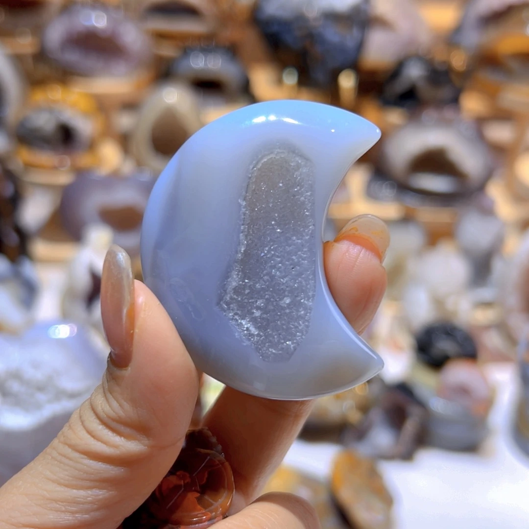 未镶嵌大型摆件（非配饰）水晶月亮