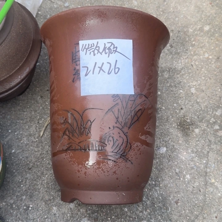 紫砂花盆特价清仓