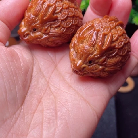 【闪购商品】手串/手链橄榄核35左右金币龙龟手球