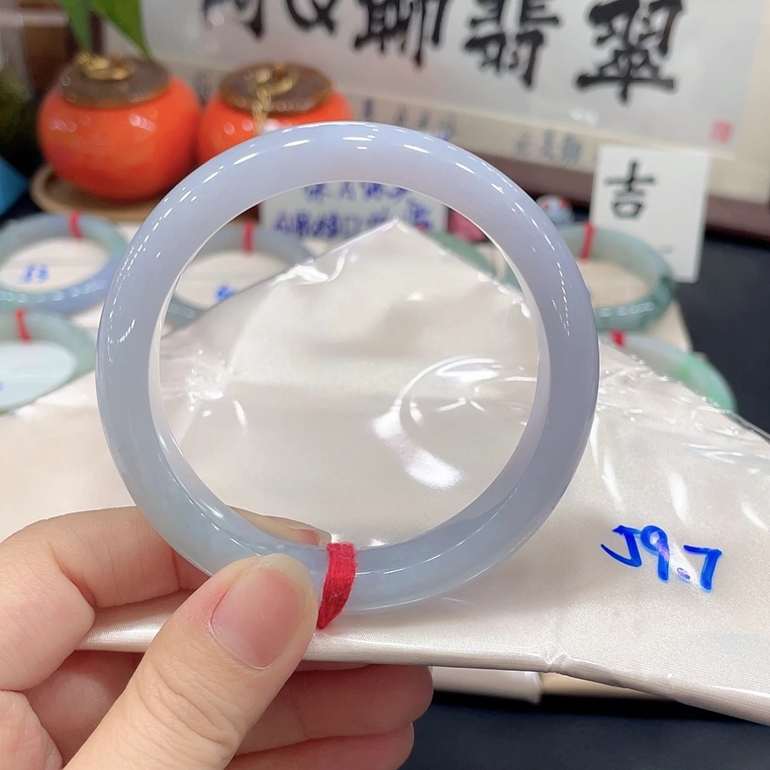 翡翠未镶嵌手镯天然缅甸A货翡翠手镯20