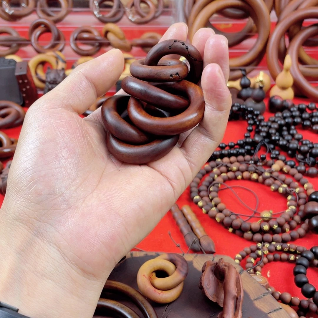 枣木吴**生枣木老料2.5乾坤圈2.0一物一拍