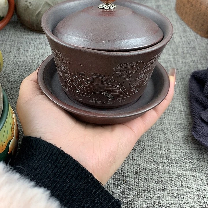 紫砂茶杯高端主人杯