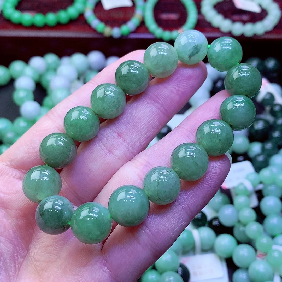 翡翠未镶嵌毛衣链