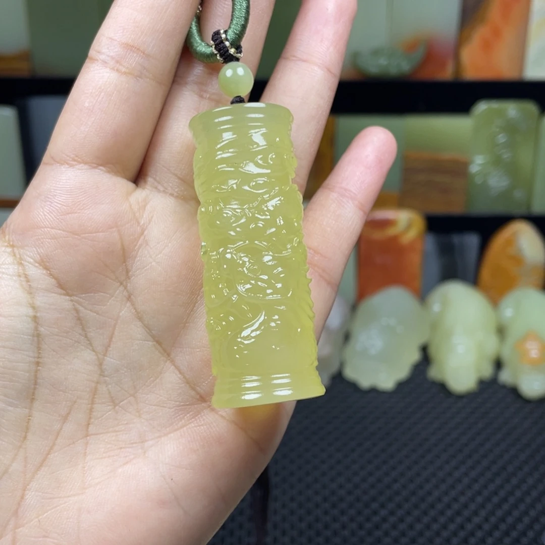 石头芽*舒蟠龙柱黄金色