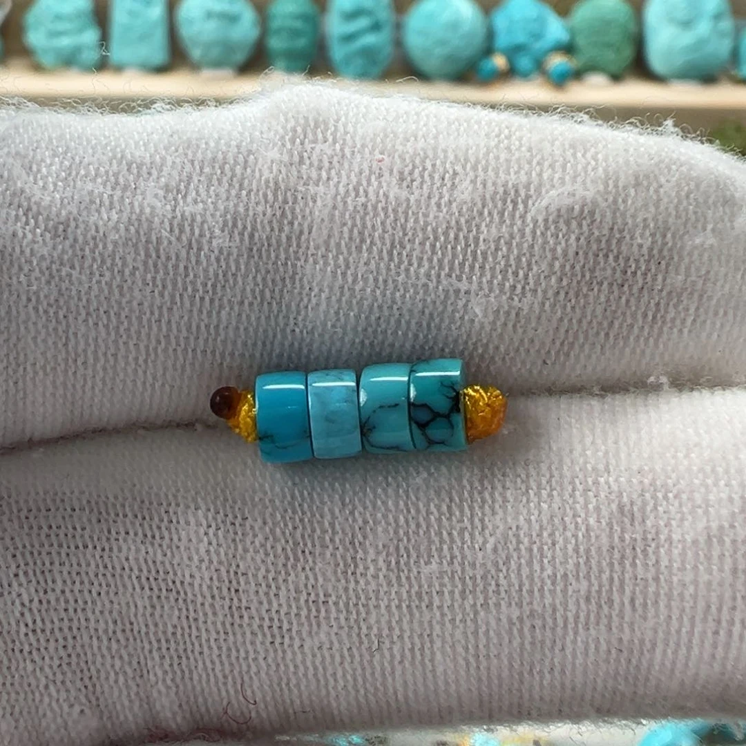 未镶嵌绿松石直切珠4.5mm