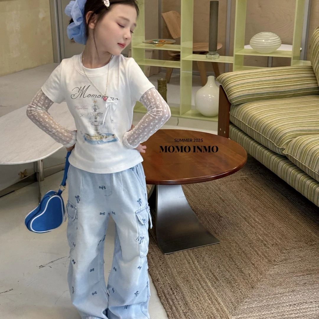 6251童装喷泉印花短袖T