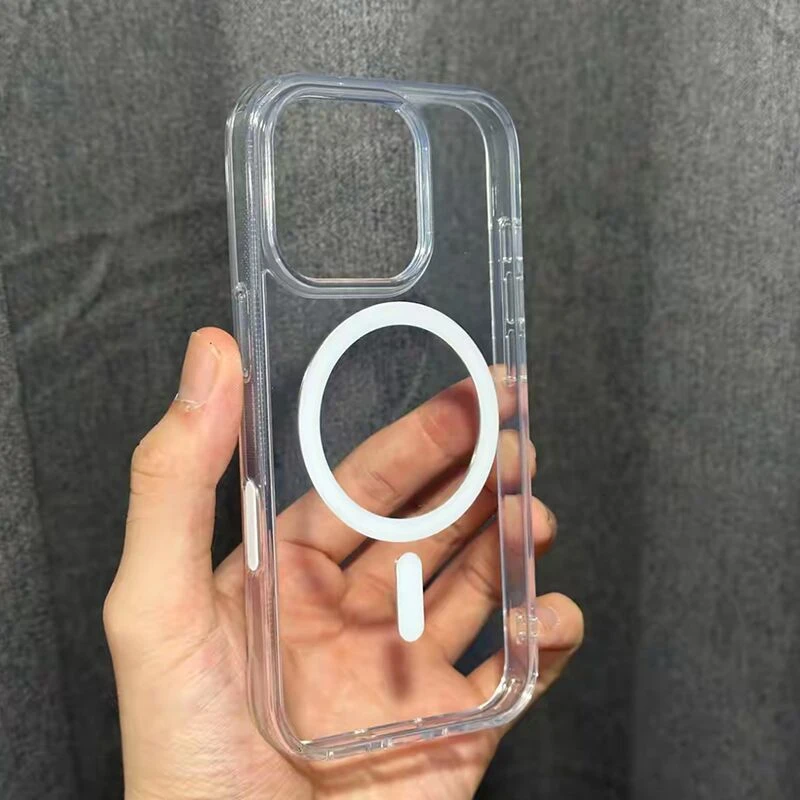 雅天立简约高级磁吸适用iPhone16手机壳13promax相机按键15/14/12