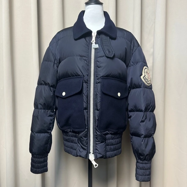 99新 MONCLER 胸围55衣长66尺码2加厚羽绒夹克外套M615羽绒服秋冬