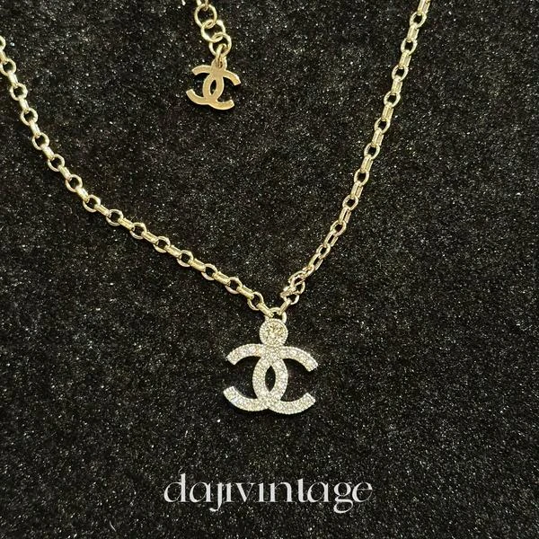 大吉中古/Chanel香奈儿圆钻双c项链