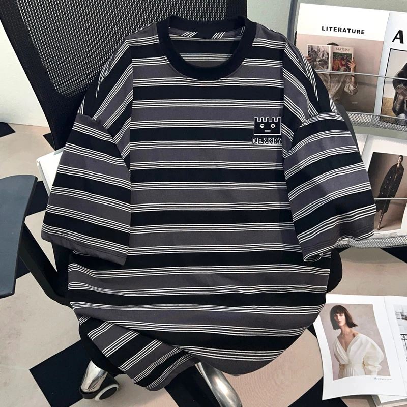 jtrt潮牌美式小众设计印花纯棉短袖T恤设计感男女休闲夏季款上衣