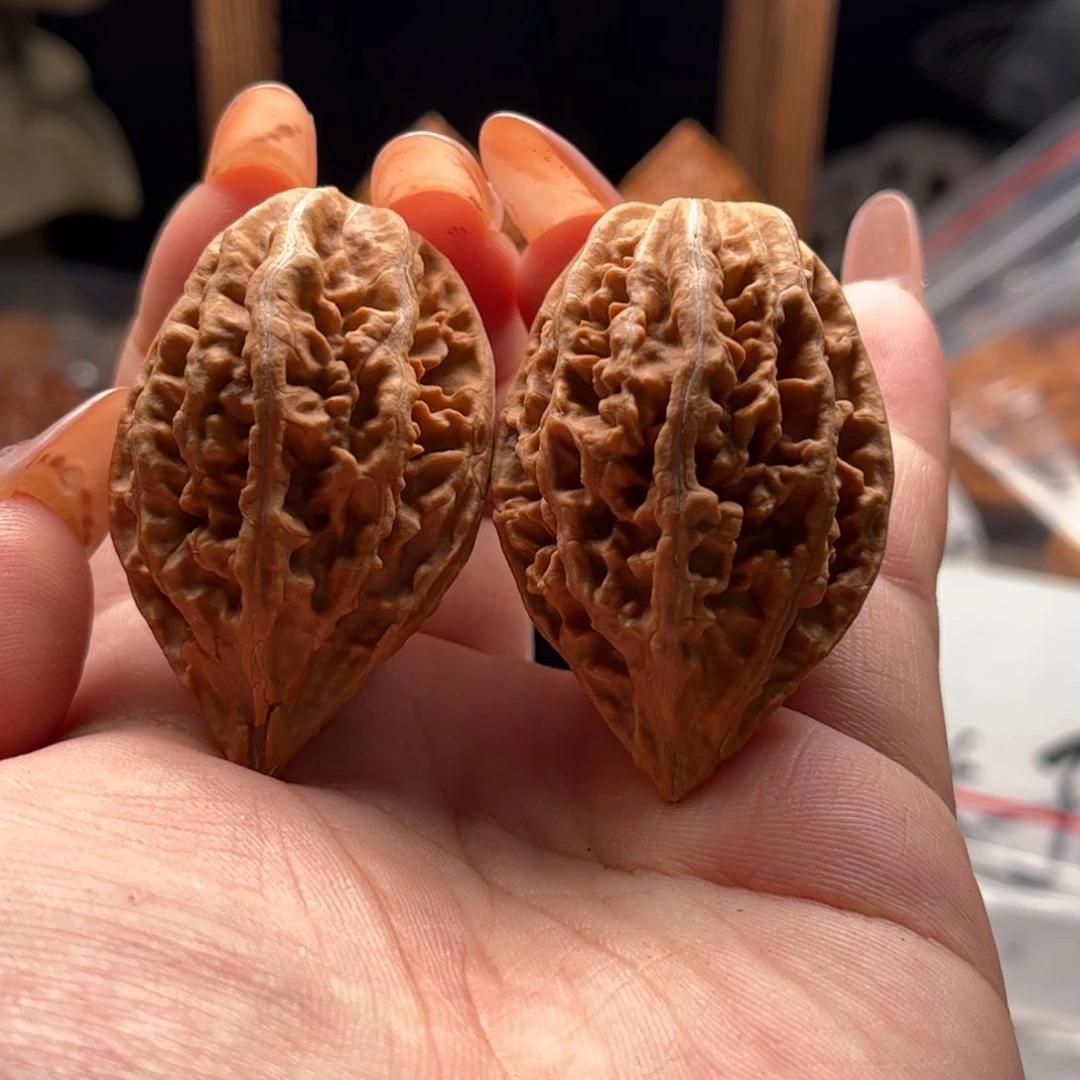 文玩核桃把件关东木子家楸大胖43