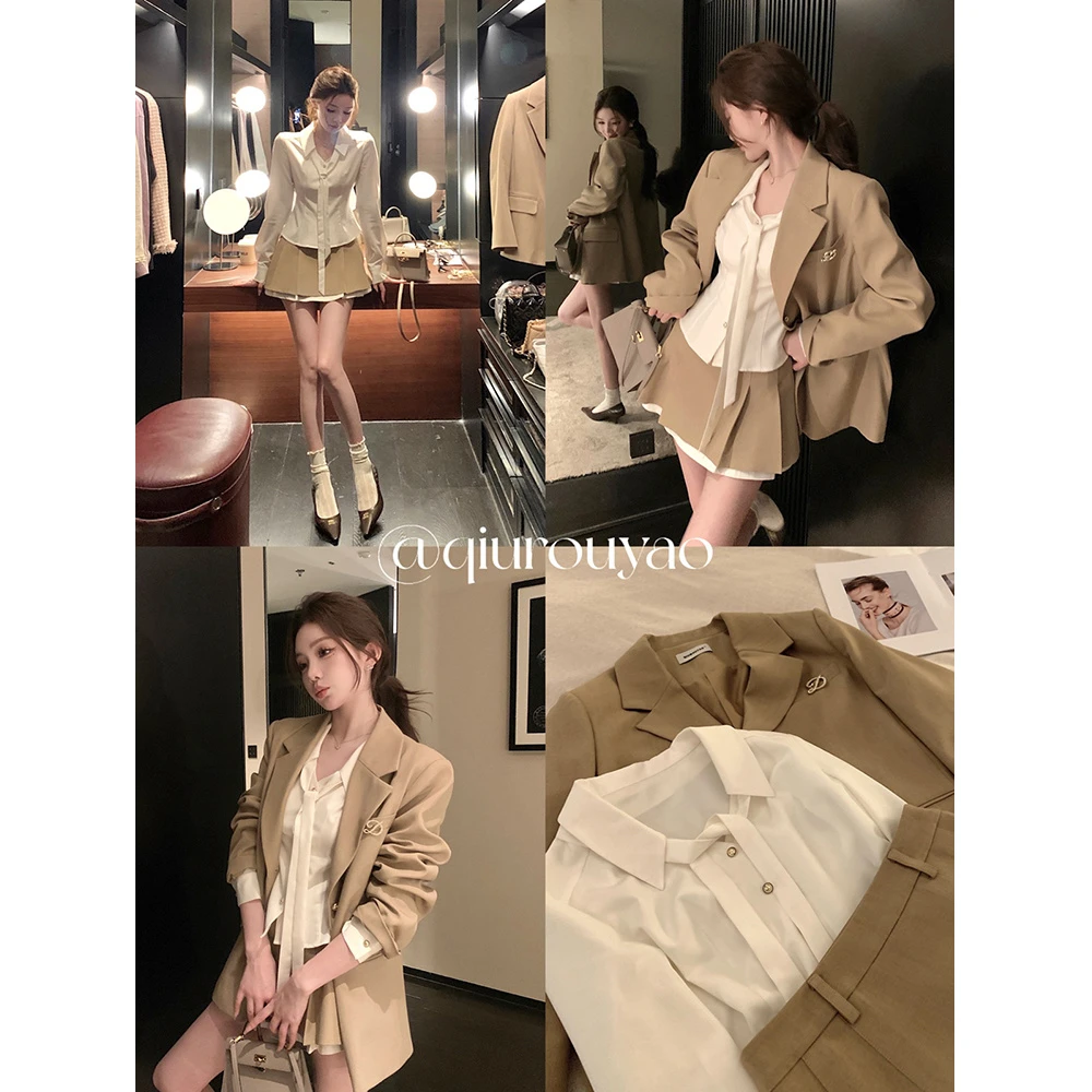 【QIUROUYAO邱肉瑶】LadyBoss降临*人生主角西装半裙套装