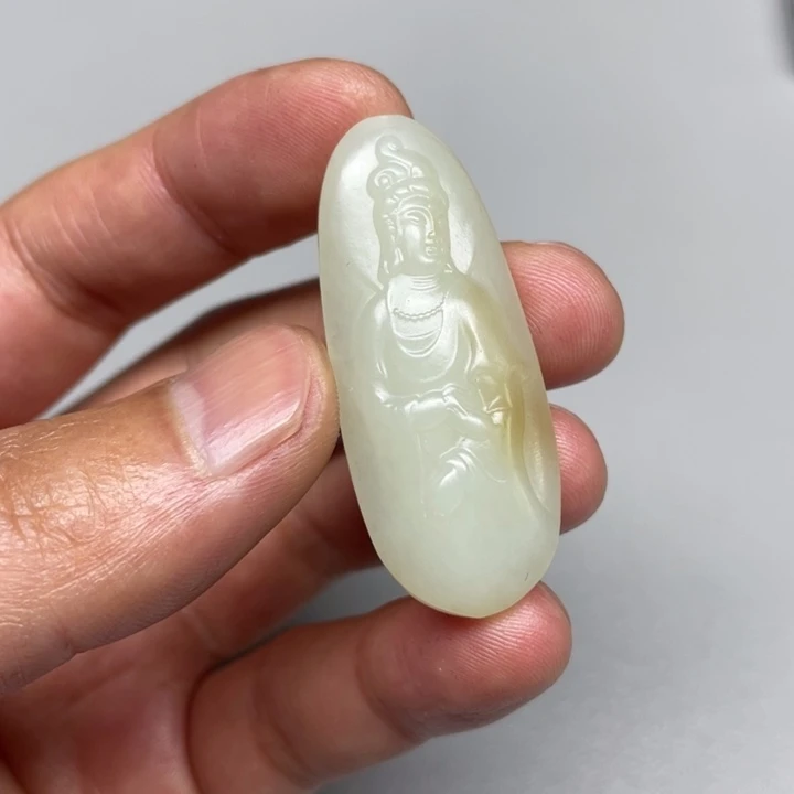 和田玉吊坠(不含链)未镶嵌张****司