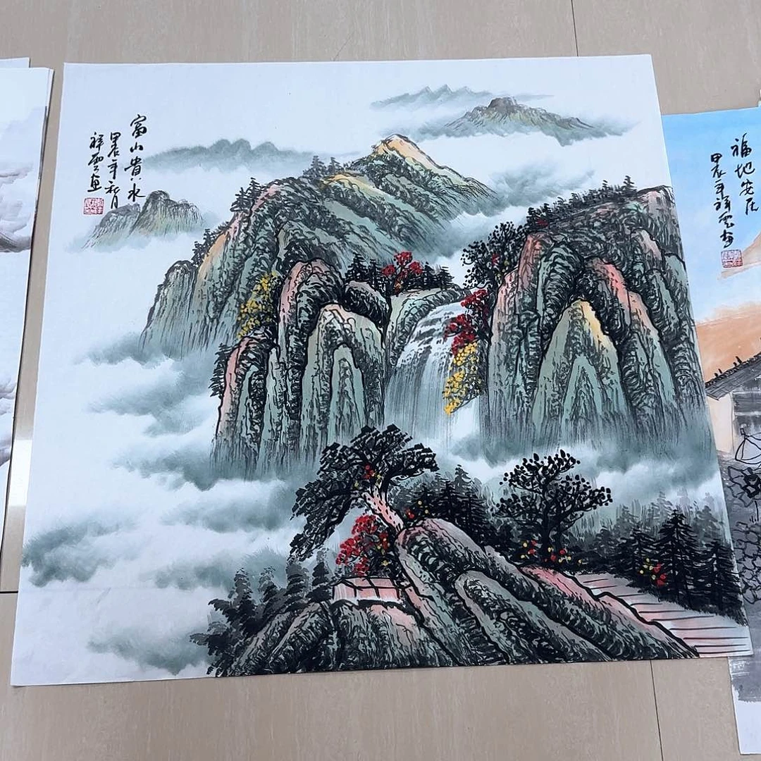 国画国画作品集一个