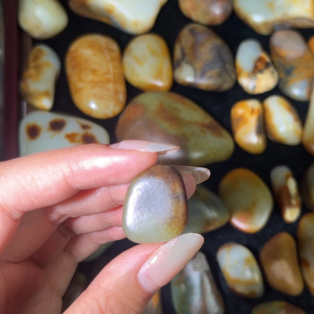 和田玉未镶嵌挂件10.8