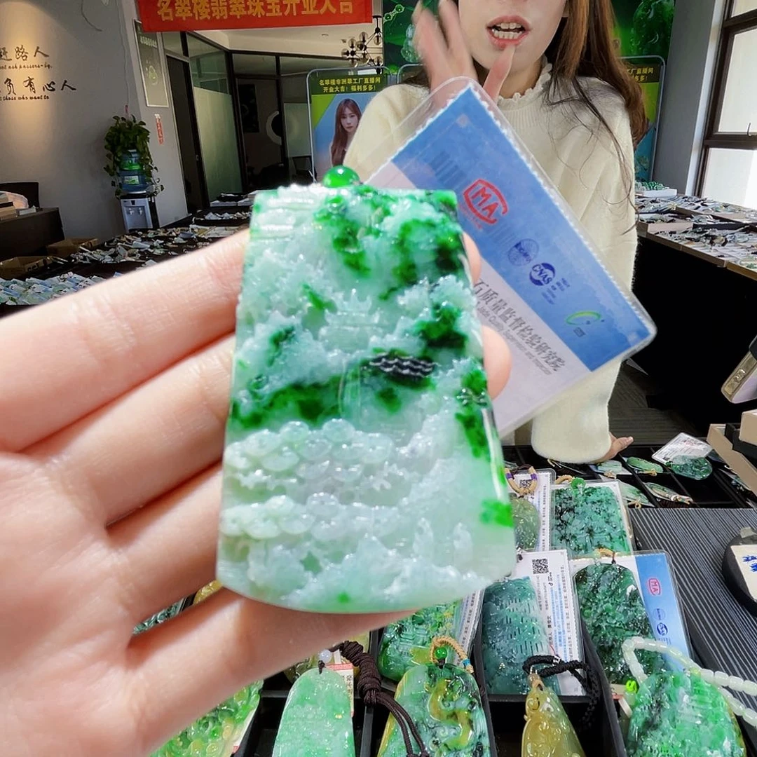 颈饰未镶嵌翡翠翡翠