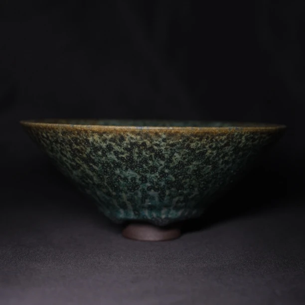 吴远中未名窑远中款鼎均金油滴柴烧杯大茶碗复古陶瓷茶具茶杯